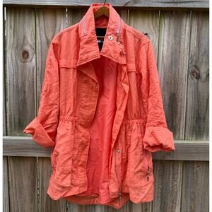 Vintage 80s Windbreaker Coral Jacket The Filmore